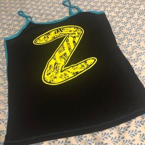 Zumba spaghetti strap tank
